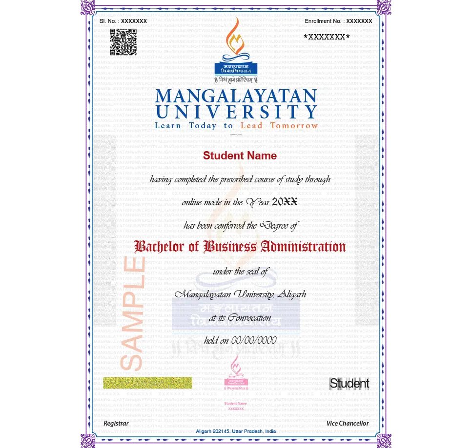 sample certificate